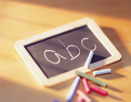 small chalkboard
